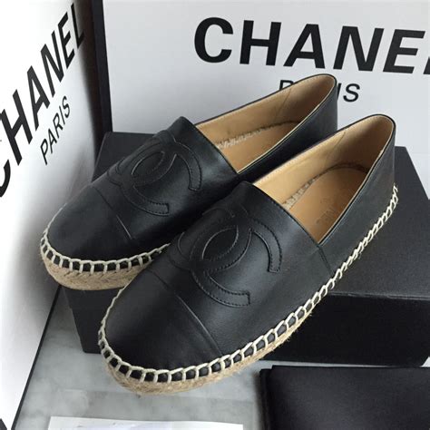 black chanel espadrilles replica|Chanel espadrilles price euro.